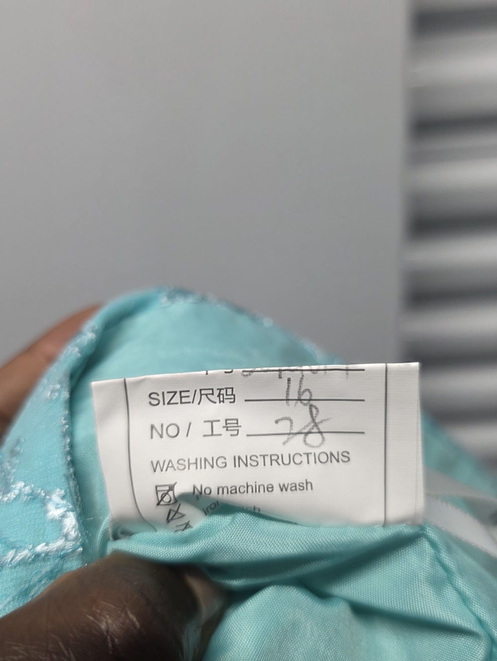 Teal Embroidered Sleeveless Top Evening Wear Women 16 - Picture 4 of 4